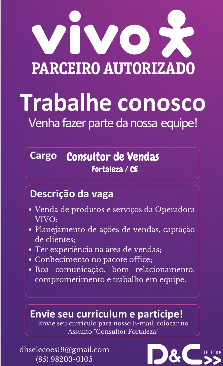 Consultor de Vendas